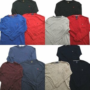 古着卸 まとめ売り　ラルフローレン 長袖Tシャツ 16枚セット (メンズ XXL/XL) サーマル LT18 MR0185 1円スタート