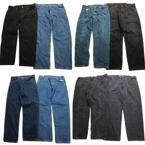 古着卸 まとめ売り リーバイス 550 デニム パンツ 8枚セット (メンズ 38/40/42/48/50) ブラックデニム DP5 MR0990