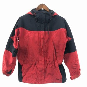 L.L.Bean エルエルビーン GORE-TEX ゴアテックス マウンテンパーカー アウトドア キャンプ レッド (レディース L) O9223 1円スタート