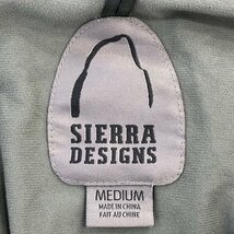 SIERRA DESIGNS シエラ デザイン ソフトシェルジャケット アウトドア キャンプ アウター 防寒 グリーン (メンズ M) O9355 1円スタート_画像7