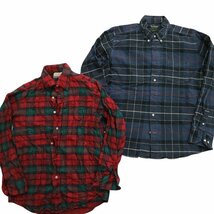 古着卸 まとめ売り アウトドアブランドMIX 長袖シャツ 10枚セット (メンズ S/M) LLBean コロンビア バブアー LS8 MR1027 1円スタート_画像2