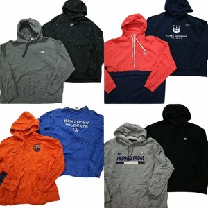 古着卸 まとめ売り ナイキ スウェット 8枚セット (メンズ 2XL/3XL/4XL) フーディー バルセロナ SW3-2 MR2340