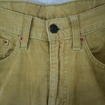 90年代 Levi's リーバイス 505 コーデュロイパンツ アメカジ ベージュ (メンズ 29X34) N9031 1円スタート_画像7