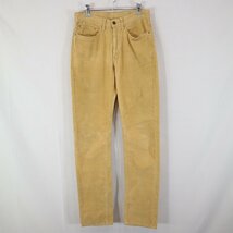 90年代 Levi's リーバイス 505 コーデュロイパンツ アメカジ ベージュ (メンズ 29X34) N9031 1円スタート_画像1