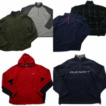 古着卸 まとめ売り ブランドMIX フリース 6枚セット (メンズ L/XL) チャップス オールドネイビー ノーティカ FL20 MR1950 1円スタート_画像1