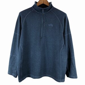 THE NORTH FACE ノースフェイス ハーフジップ フリースジャケット アウトドア キャンプ アウター ネイビー (メンズ L) P0298 1円スタート