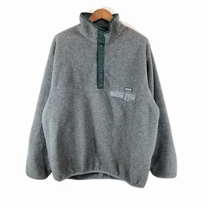 SALE/// patagonia パタゴニア スナップT フリースジャケット アウトドア キャンプ アウター 防寒 グレー (メンズ XXL) P1237