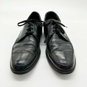 80年代 USA製 MASON SHOE VELVET-EEZ-PATENT Uチップ レザーシューズ ワーク 革靴 ラバーソール ブラック (メンズ 9 1/2) 中古 古着 KA601