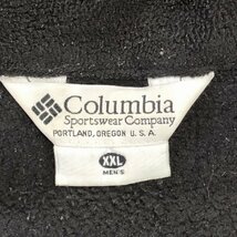 Columbia コロンビア TITANIUM フルジップ フリースジャケット アウトドア キャンプ アウター ブラック (メンズ XXL) P0869 1円スタート_画像7