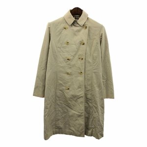 イングランド製 Aquascutum アクアスキュータム ミドル コート ベージュ (レディース 14) P1313 1円スタート