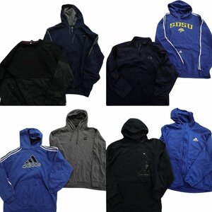 古着卸 まとめ売り スポーツブランドMIX スウェット 8セット (メンズ XL /2XL /3XL ) アディダス アンダーアーマー SW4 MR2861 1円スタート