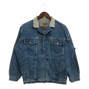 90年代 USA製 GAP ギャップ GAP DENIM デニムジャケット アウター アメカジ カジュアル ブルー (メンズ S) 中古 古着 P5987