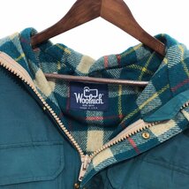 80年代 USA製 WOOLRICH ウールリッチ マウンテンパーカー ジャケット アウター カジュアル グリーン (メンズ L相当) 中古 古着 P5936_画像5