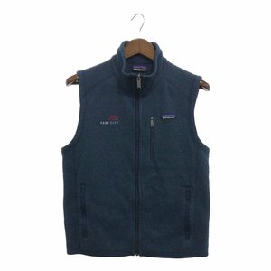 patagonia パタゴニア ベターセーター フリース ベスト 企業ロゴ アウター アウトドア 刺繍 ネイビー (メンズ S) 中古 古着 P6151