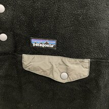 SALE///// patagonia パタゴニア SYNCHILLA シンチラ スナップT フリースジャケット アウトドア ブラック (メンズ M) P2126_画像6