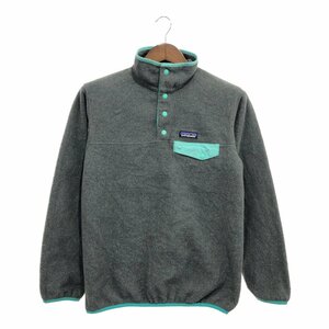 patagonia パタゴニア シンチラ スナップT フリースジャケット アウター アウトドア グレー (メンズ XS) 中古 古着 P6165