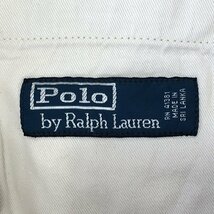 90年代 Polo by Ralph Lauren ポロ ラルフローレン チノパンツ ボトムス カジュアル ポロチノ ベージュ (メンズ 34/30) 中古 古着 P5948_画像6