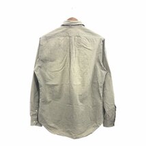 90年代 RALPH LAUREN ラルフローレン ボタンダウン チェック 長袖シャツ トップス ブラウン (メンズ 15 1/2-M) 中古 古着 P6397_画像2