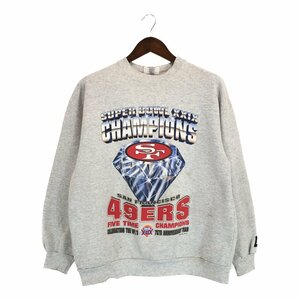 SALE///// 90年代 USA製 STARTER スターター NFL サンフランシスコ・49ERS スウェット アメフト プロチーム グレー (メンズ XL) P3479