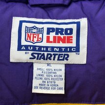 SALE///// 90年代 STARTER スターター NFL ミネソタ・バイキングス スタジアムジャケット プロチーム アメフト (メンズ XL) P3636_画像7