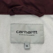 SALE///// Carhartt カーハート CARHARTTS COACH JACKET コーチジャケット ワインレッド (メンズ XL) P4186_画像5