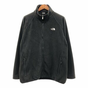 SALE///// THE NORTH FACE ノースフェイス フリースジャケット 大きいサイズ アウトドア キャンプ アウター ブラック (メンズ XXL) P4239