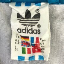 SALE///// 80年代 adidas アディダス スポーツ ジャケット グレー (メンズ XL) 中古 古着 P4511_画像9