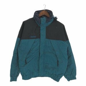 SALE///// 90年代 Columbia コロンビア マウンテンパーカー アウトドア キャンプ アウター グリーン (メンズ L) 中古 古着 P4819