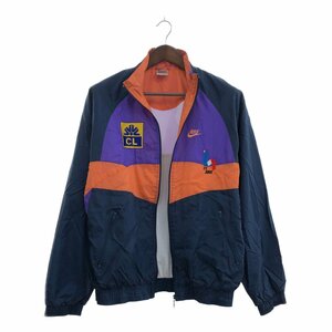 90年代 NIKE ナイキ トラックジャケット ジャケット アウター スポーツ 銀タグ マルチカラー (メンズ L) 中古 古着 P6550