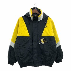 90年代 CHALK LINE コロラド・バッファローズ スタジアムジャケット アウター カレッジ 防寒 ブラック (メンズ XL) 中古 古着 P6615