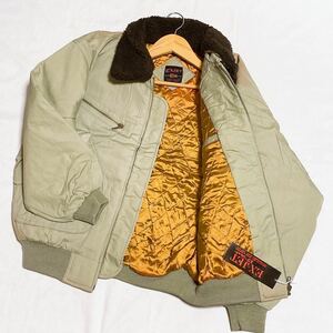 【未使用品】EX-JET エグジェット 作業服 作業着 作業用 防寒服 ジャケット ドカジャン ジャンパー Mサイズ 全長約65cm グリーン系 S-029