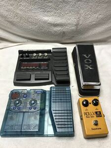 【CV0060】ZOOM gfx-707,zoom606,vox,guyatone 4台まとめてジャンク