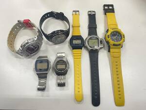 M-5239⑦　【同梱不可】980円～ 中古品　CASIO/カシオ　腕時計まとめ　7点セット　G-SHOCK 等　デジタル　アナログ　稼働品あり　