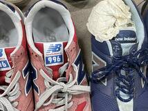 M-5369 【同梱不可】980円～ 現状品　メンズ　スニーカー　20足まとめ　25～29cm　Reebok/new balance/コンバース 等　靴　_画像6