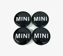 MINI ミニ センターキャップ 54mm ブラック 4個セット 新品未使用 送料無料 BMW ._画像1