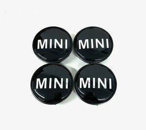 MINI ミニ センターキャップ 54mm ブラック 4個セット 新品未使用 送料無料 BMW