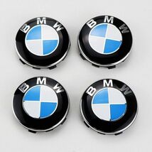 BMW センターキャップ 56mm 傷防止フィルム付き 4個セット 新品未使用 送料無料_画像1