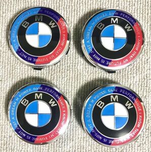 BMW センターキャップ 56mm ５０周年 タイプ2 防止フィルム付き 4個セット 新品未使用 送料無料