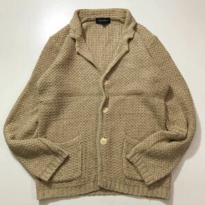  Urban Research (URBAN RESEARCH)linen. knitted jacket cardigan 