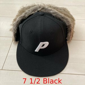 7 1/2 黒 PALACE SKATEBOARDS NEW ERA DOGEAR LP 59FIFTY BLACK NEWERA