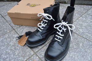 E240 比較的美品 Dr.Martens ドクターマーチン 1460MONO 14353001 8ホールブーツ AW006 サイズUK8 US9 EU42 ブラック B