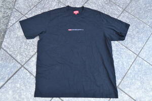 E348 比較的美品 中古 シュプリーム Supreme Property Label S/S Top Tシャツ Tee ラベル F 黒 ブラック サイズL