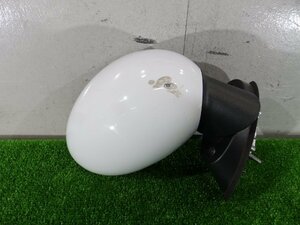 231669 Junk!! H24 year Mini Cooper Country man (ZA16) original door mirror right side driver`s seat side electric storage defect white [3D502]