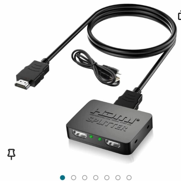 HDMI 分配器 1入力2出力 [2024アップグレード版] HDMI 分配機 2画面 同時出力 スプリッター 2ポートに対応