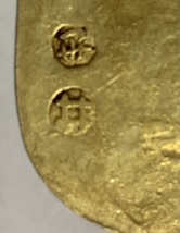 【6898】元文小判金 13.1g 真文小判 金貨 貨幣 古金銀 古銭 未鑑定 詳細不明 アンティーク　K14_画像8