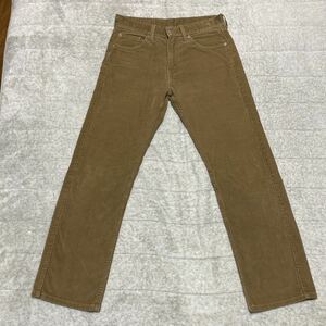 1C【着少】LEVIS リーバイス 505 コーデュロイパンツ ベージュ 30 STRAIGHT ストレート 005050948 格安