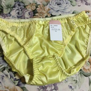  yellow color floral print race shorts L L size new goods ^ ^