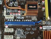 マザーボード P5Q PRO TURBO LGA775 Turbo Key機能搭載P45チップセット搭載ミドルレンジマザーボード　動作未確認につきジャンク扱い_画像5