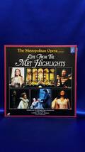 LD　レーザーディスク　Metropolitan Opera Live From The Met Highlight メトロポリタン　オペラ　ハイライト　ディスク1枚　美品_画像1