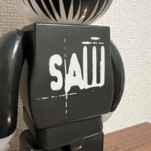 メディコムトイ ベアブリック SAW 400% 蓄光 限定_画像8